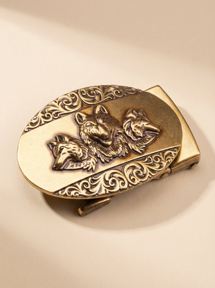 CHROME PLATED MAGNETIC BUCKLE