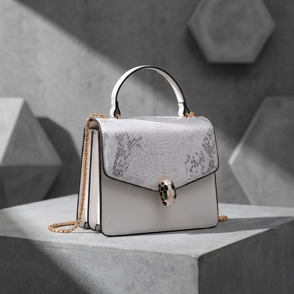Textured Faux Leather Crossbody Handbag