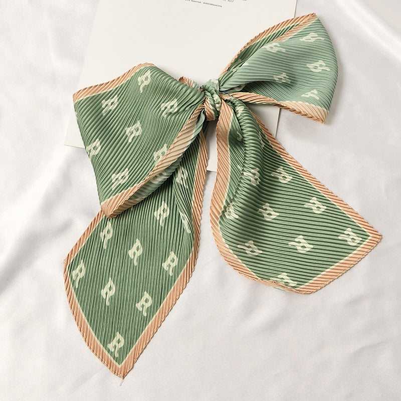 Set of 5 Printed Pleated Scarf alt