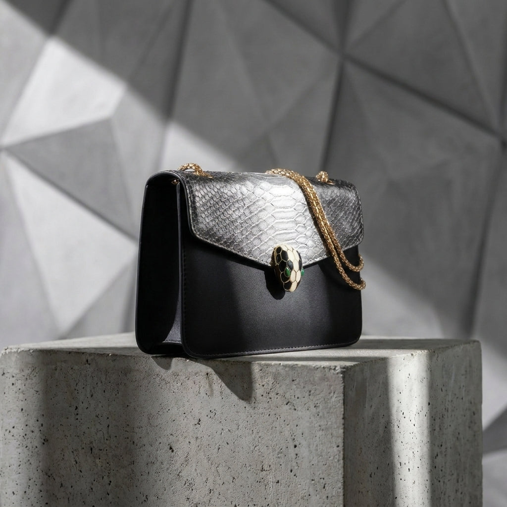 Textured Faux Leather Crossbody Handbag