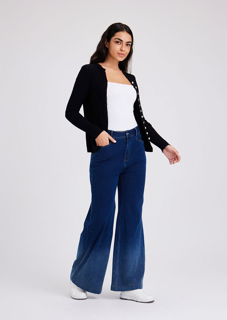 Fluid Form Denim in Dark Blue alt