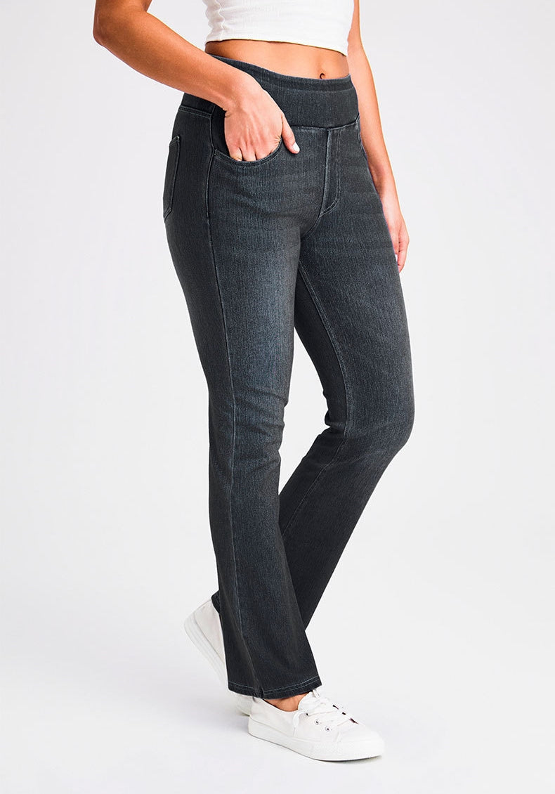 MetroFlex Skinny Denim in Dark Grey alt