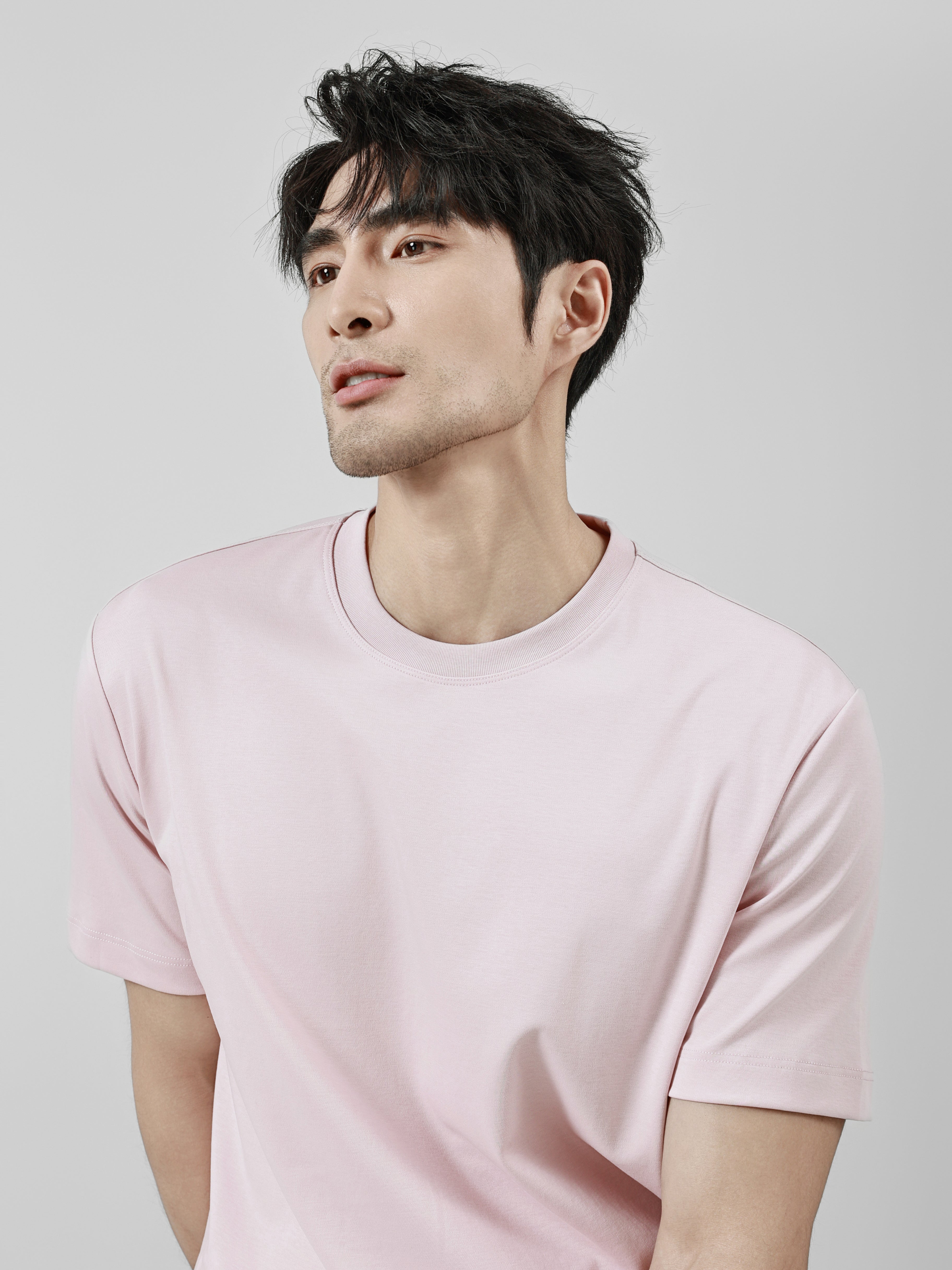 CLASSIC CREW NECK - CHERRY PINK alt