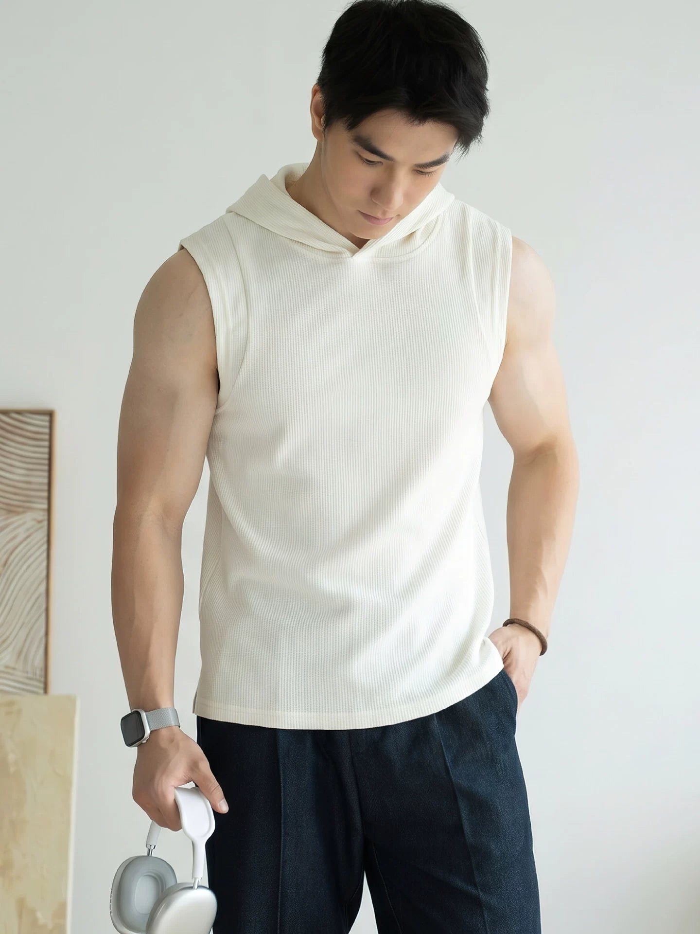 AeroPlex Technical Vest in Beige alt