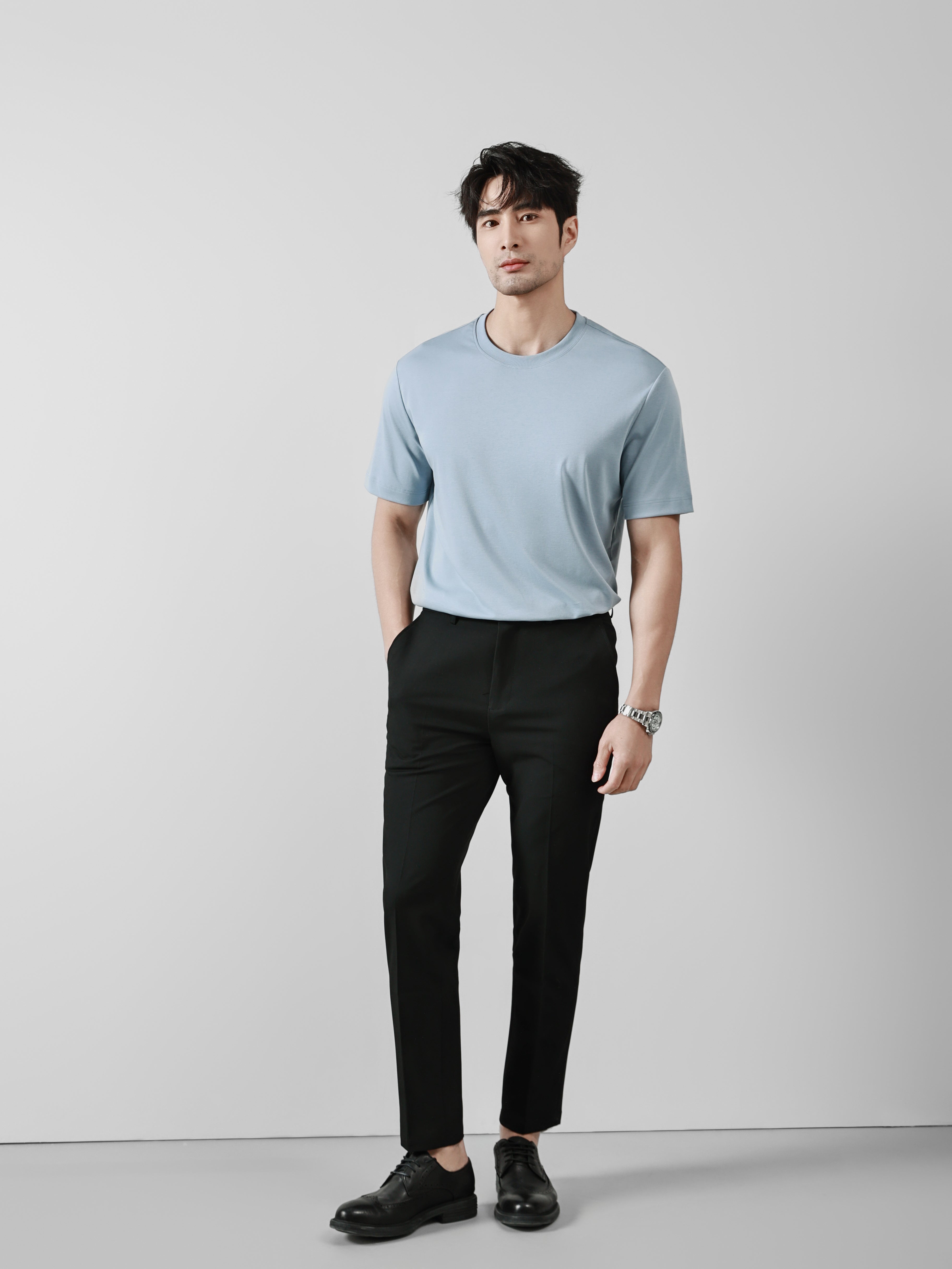 CLASSIC CREW NECK - LAKE BLUE alt