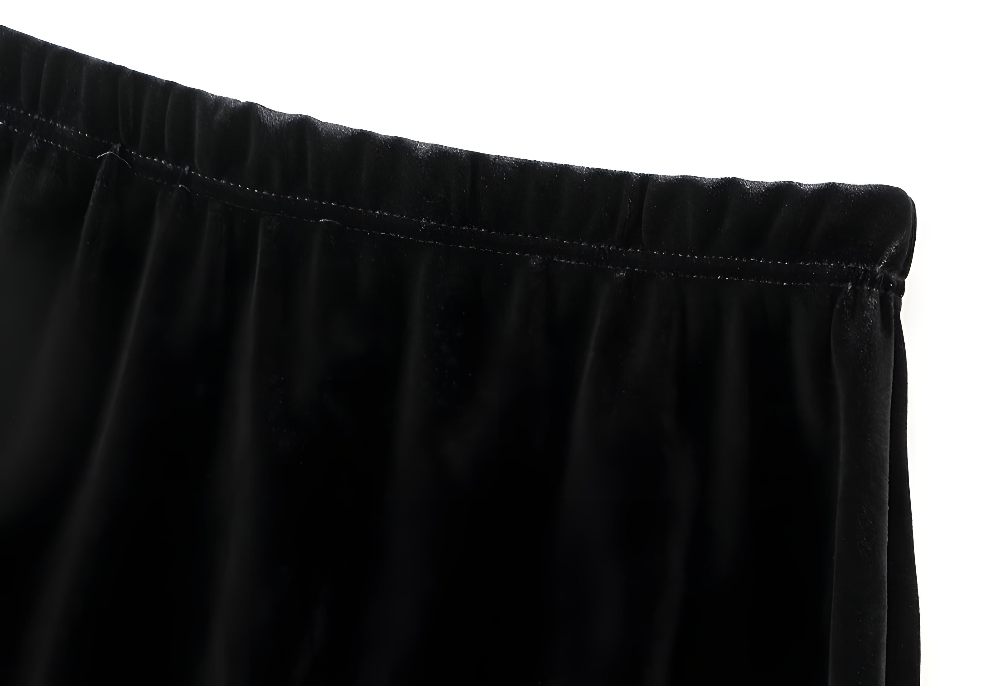 Velvet Fishtail Skirt For Autumn And Winter Fashion - 9828_BLACK alt
