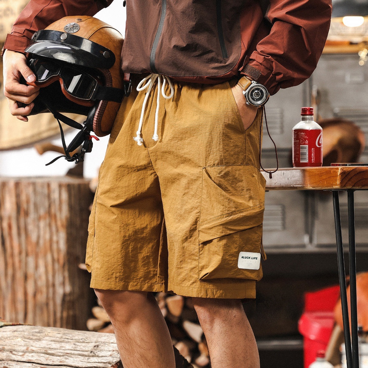 SummitGear Quick Drying Cargo Shorts - Turmeric
