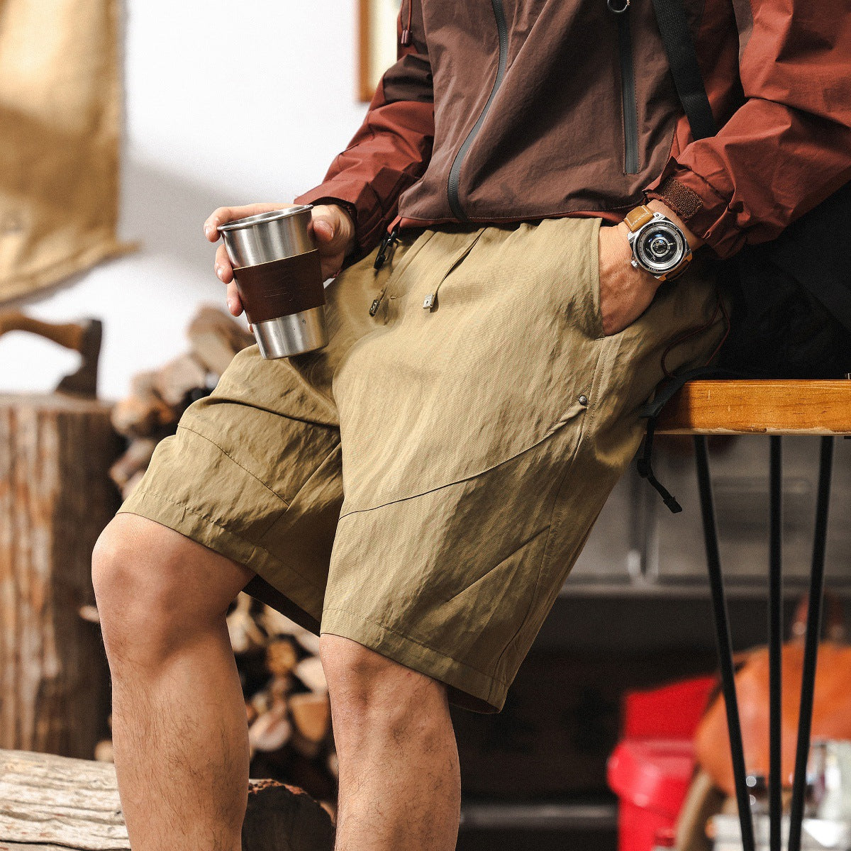 TrailLite Explorer Casual Shorts - Khaki