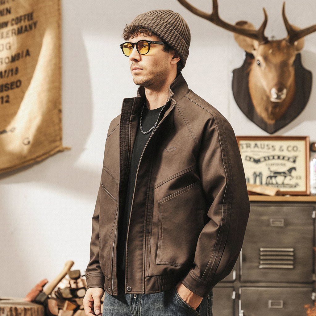 Motorcyclist Leather Jacket