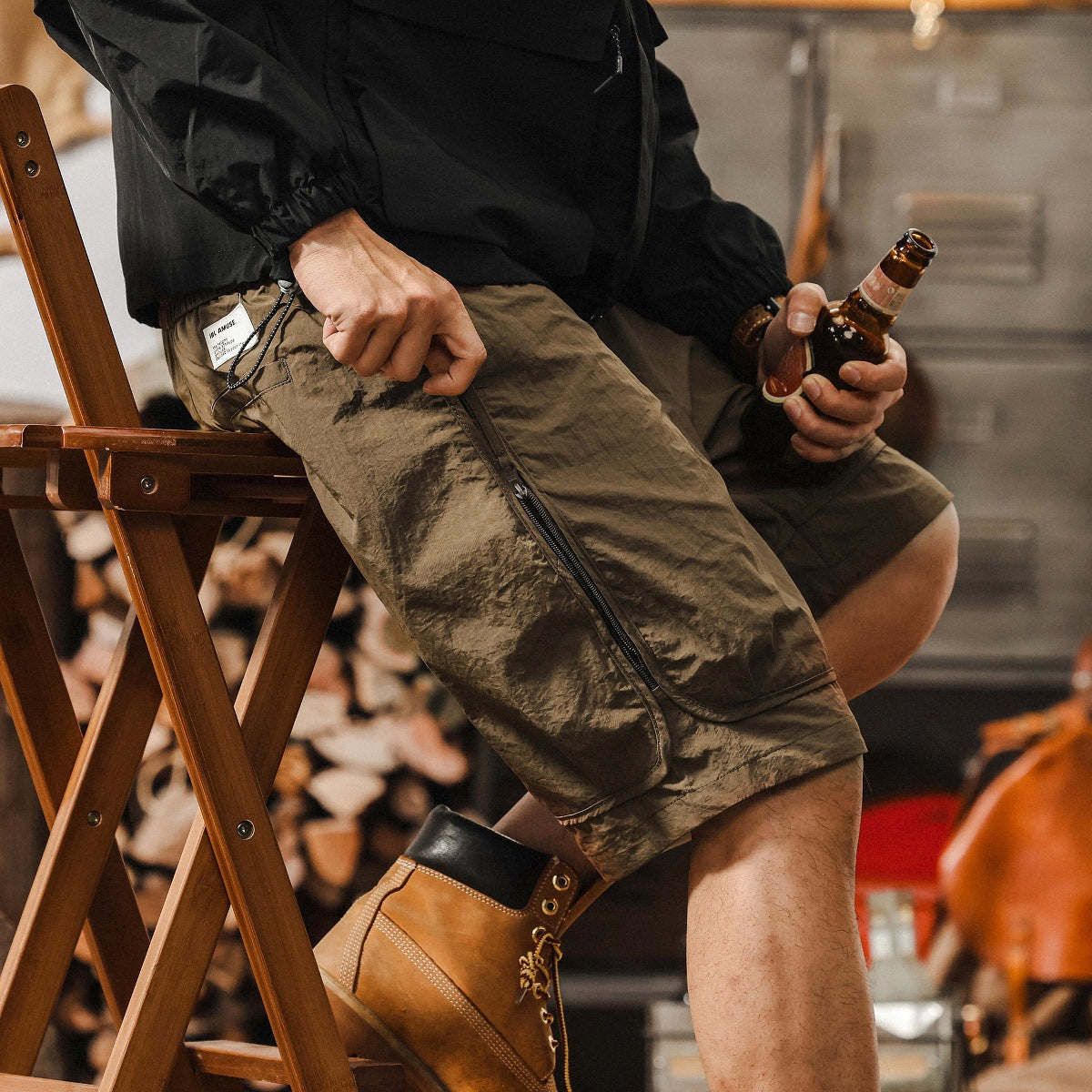 TerrainZip Quick Drying Cargo Shorts - Cocoa