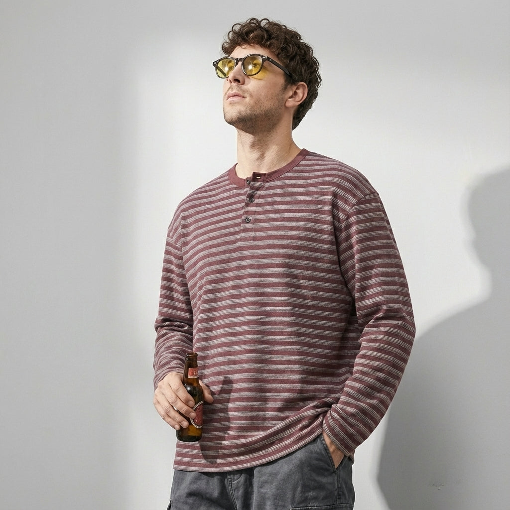 Sailor’s Stripe Henley Tee