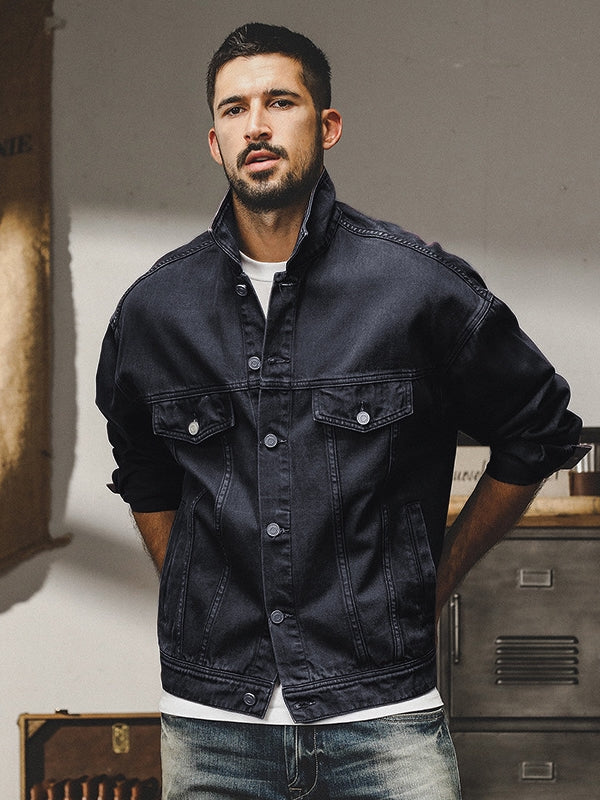 THEND RUGGED COLORED DENIM OVER-SHIRT - 202309140061_MID
