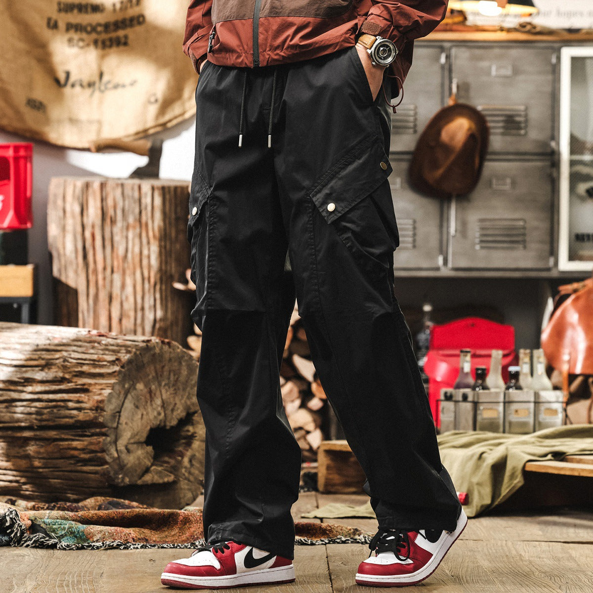 Black Cargo Pants