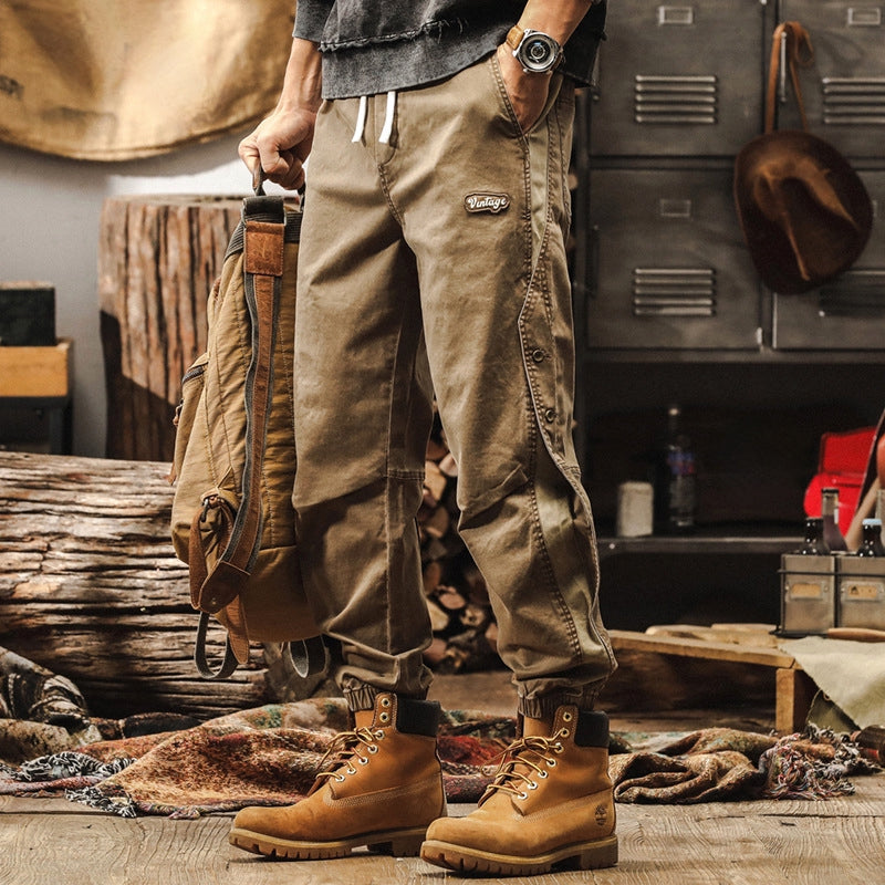 Snap-Side Cuffed Joggers alt