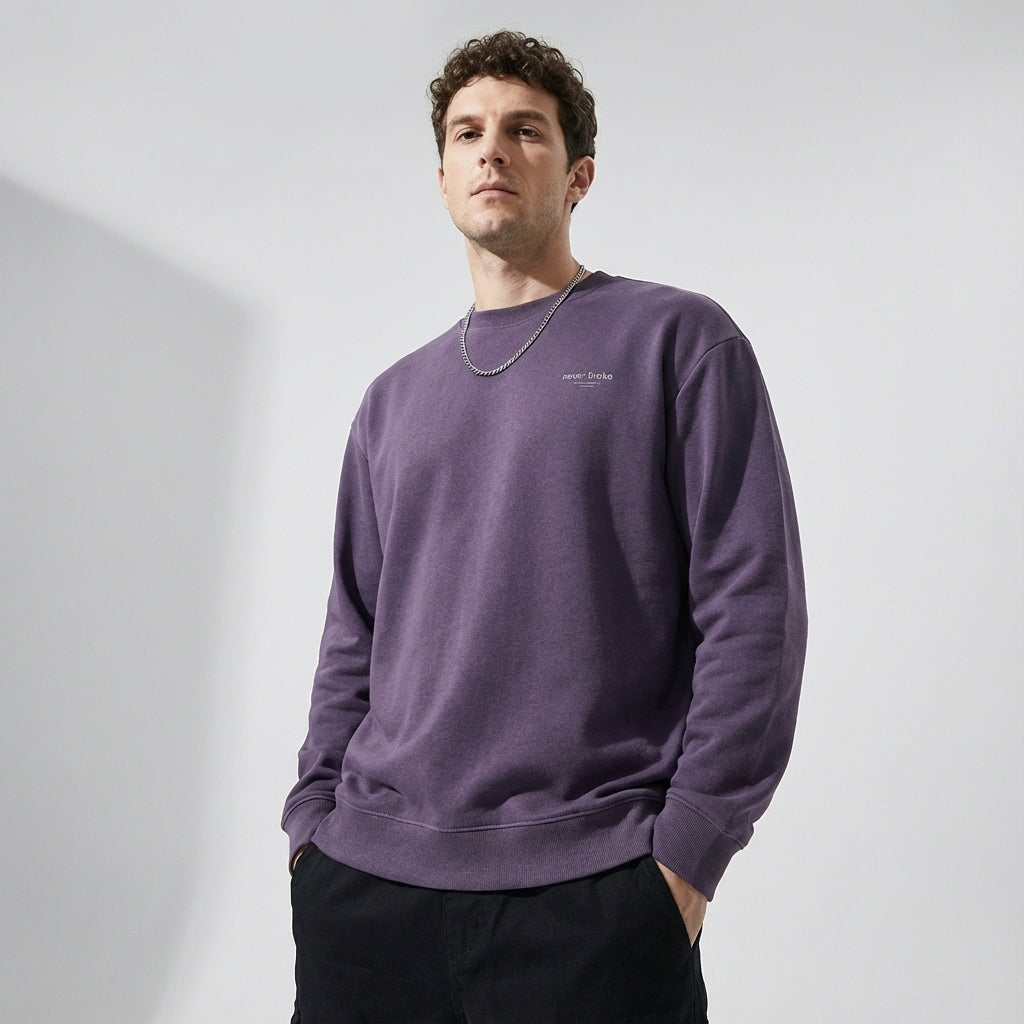 Combed Cotton Sweatshirt