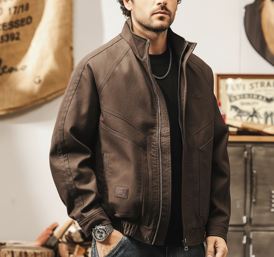 Motorcyclist Leather Jacket alt